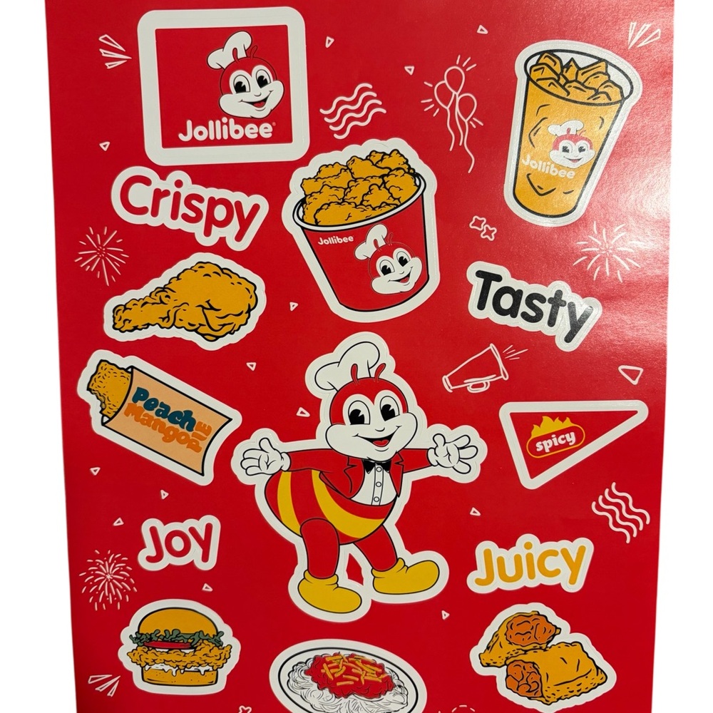 Jollibee Sticker Sheet